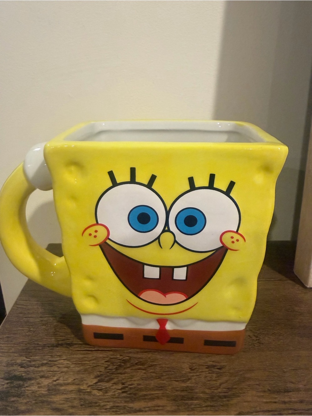 SpongeBob SquarePants Yellow Ceramic Mug - Character Face 13 oz